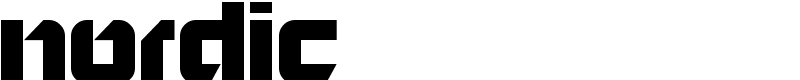 Nordic Font