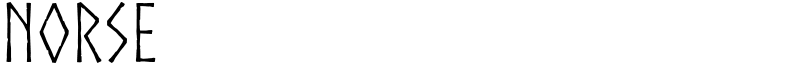 Norse Font