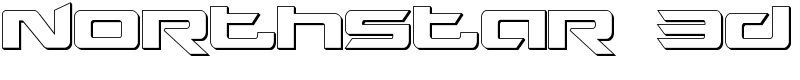 Northstar 3D Font