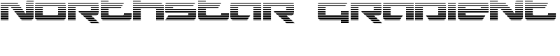 Northstar Gradient Font