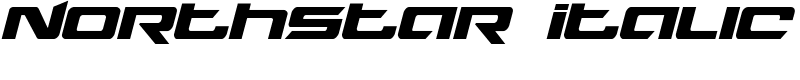 Northstar Italic Font