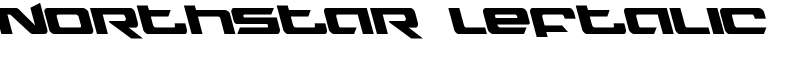 Northstar Leftalic Font