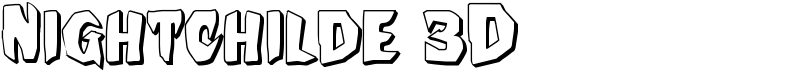 Nightchilde 3D Font