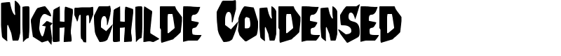 Nightchilde Condensed Font