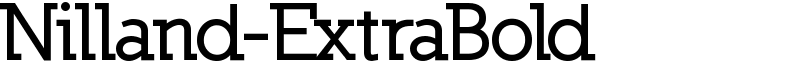 Nilland-ExtraBold Font