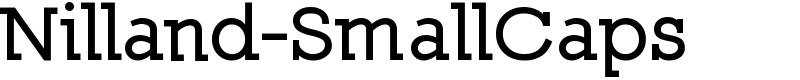 Nilland-SmallCaps Font