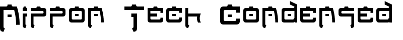 Nippon Tech Condensed Font