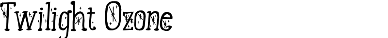 Twilight Ozone Font