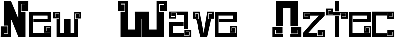 New Wave Aztec Font