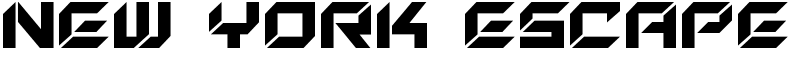 New York Escape Font
