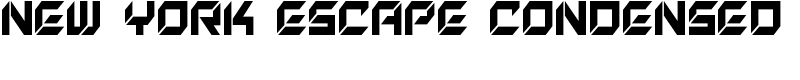 New York Escape Condensed Font