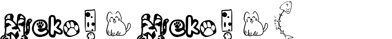 Neko! Neko! ( Font