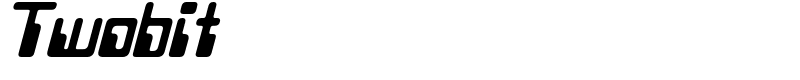 Twobit Font