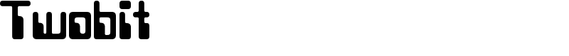 Twobit Font