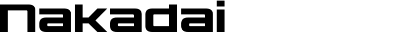 Nakadai Font