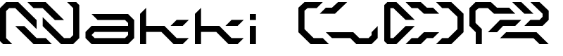 Nakki LDR Font