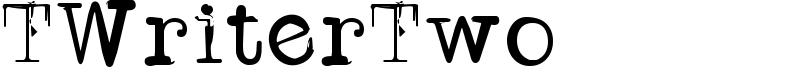 TWriterTwo Font