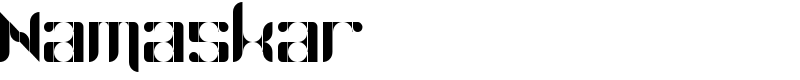 Namaskar Font