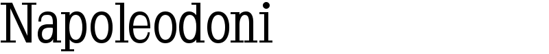 Napoleodoni Font