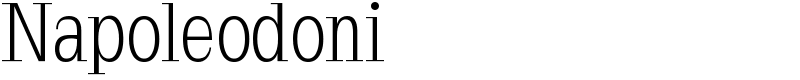 Napoleodoni Font