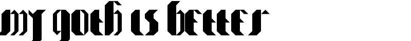 my_goth_is better Font