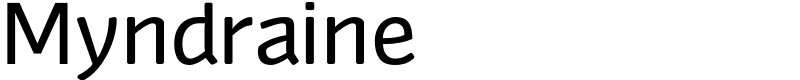 Myndraine Font