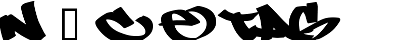 N ! C E Tag Font