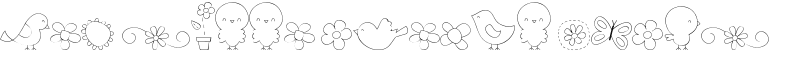 MTF Sweet Nature Dings Font