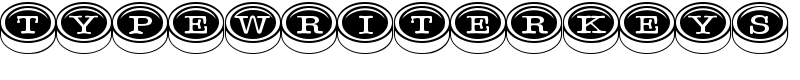 TypewriterKeys Font