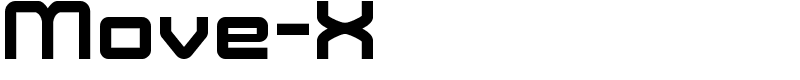 Move-X Font