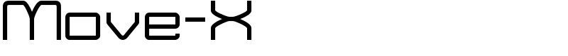 Move-X Font