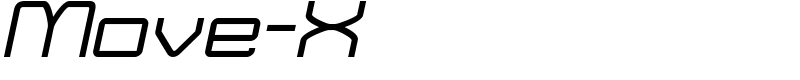 Move-X Font