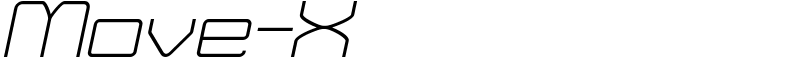Move-X Font
