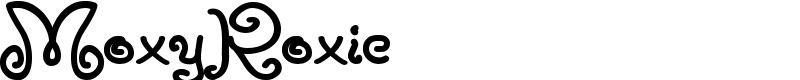 MoxyRoxie Font