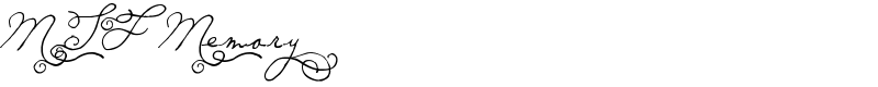 MTF Memory Font
