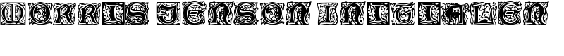 Morris Jenson Initialen Font