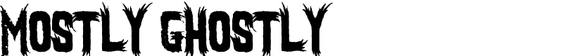Mostly Ghostly Font
