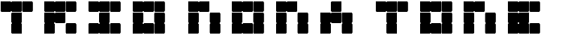 Trio Nona Tone Font