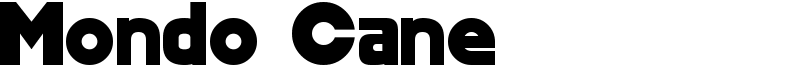 Mondo Cane Font
