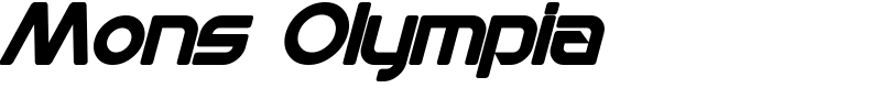 Mons Olympia Font