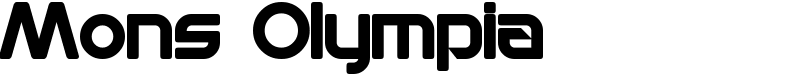 Mons Olympia Font