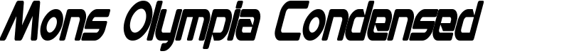 Mons Olympia Condensed Font
