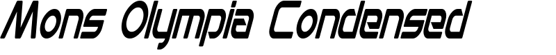 Mons Olympia Condensed Font