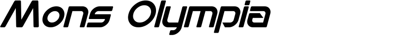 Mons Olympia Font