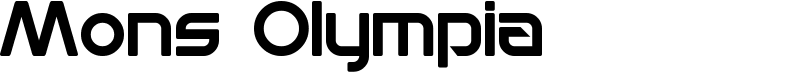 Mons Olympia Font