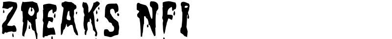 Zreaks NFI Font
