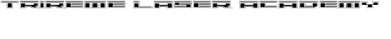 Trireme Laser Academy Font