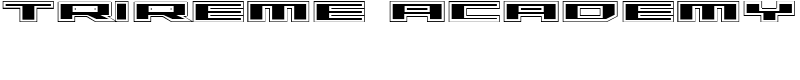 Trireme Academy Font