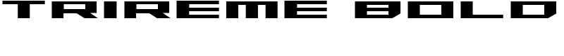Trireme Bold Font