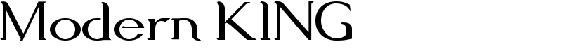 Modern KING Font